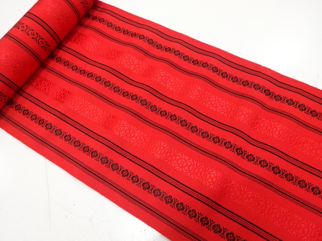 アンティーク　博多　八寸帯地反物